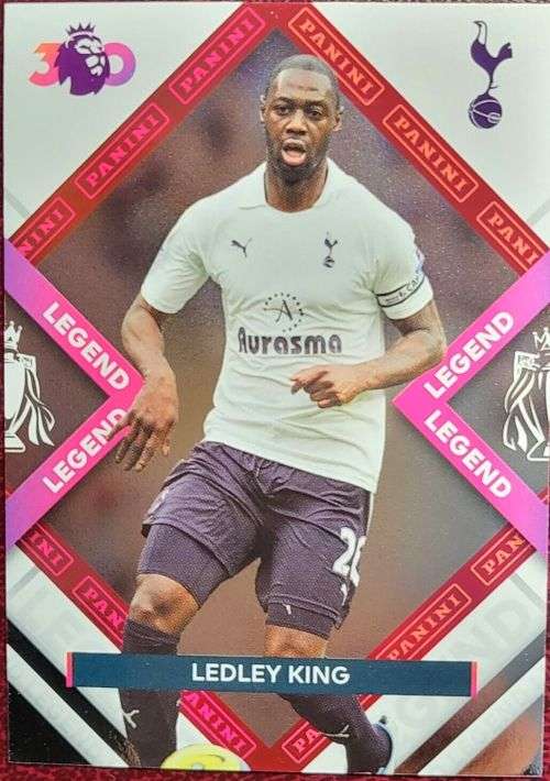 LEDLEY KING (Spurs) - PANINI English Premier League 2022/23 -  LIMITED EDITION`LEGEND` TRADING CARD