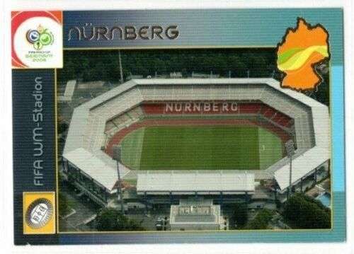 NURNBERG - PANINI `WORLD CUP 2006 GERMANY` PREMIUM  - RARE `STADIUM` TRADING CARD 202