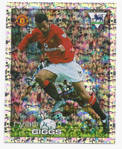 RYAN GIGGS - MERLIN Premier League Sticker collection 2001 - RARE `STICKER` E
