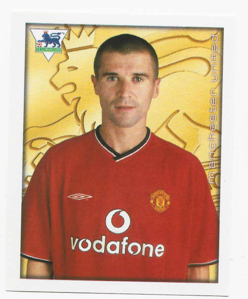 ROY KEANE - MERLIN Premier League Sticker collection 2001 - RARE `STICKER` 175