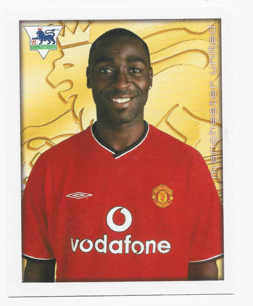 ANDY COLE - MERLIN Premier League Sticker collection 2001 - RARE `STICKER` 181