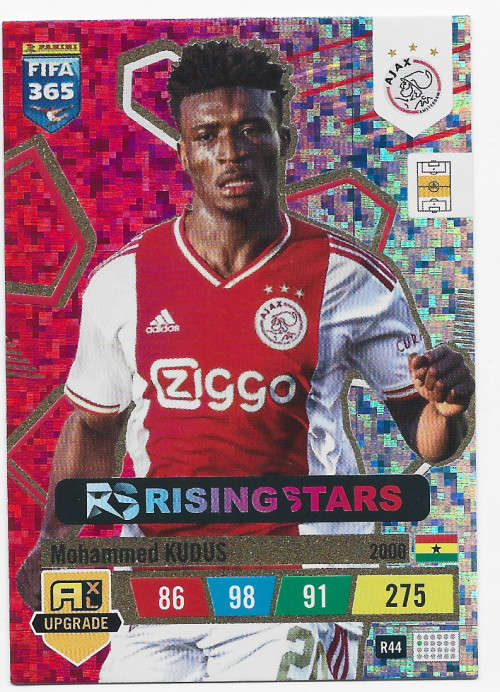 M. KUDUS (Ajax) - PANINI `FIFA 365 UPDATE COLLECTION` 2023 -`RISING STAR`TRADING CARD R44