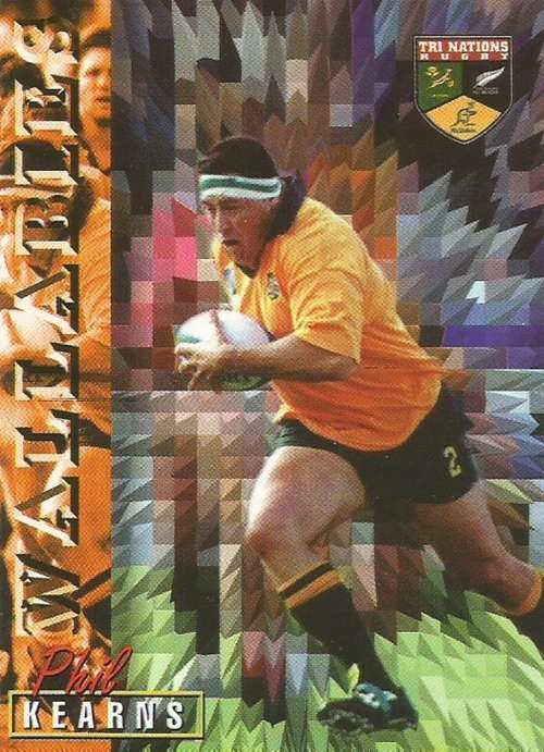PHIL KEARNS - RUGBY 1997 COLLECTION by PANINI - RARE `BASE` TRADING CARD 60