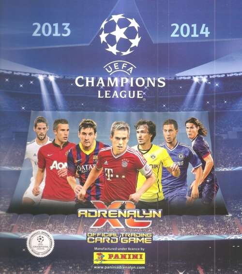 CHAMPIONS LEAGUE - PANINI `CHAMPIONS LEAGUE` 2013/14 - JOB LOT of 50 `BASE` TRADING CARDS