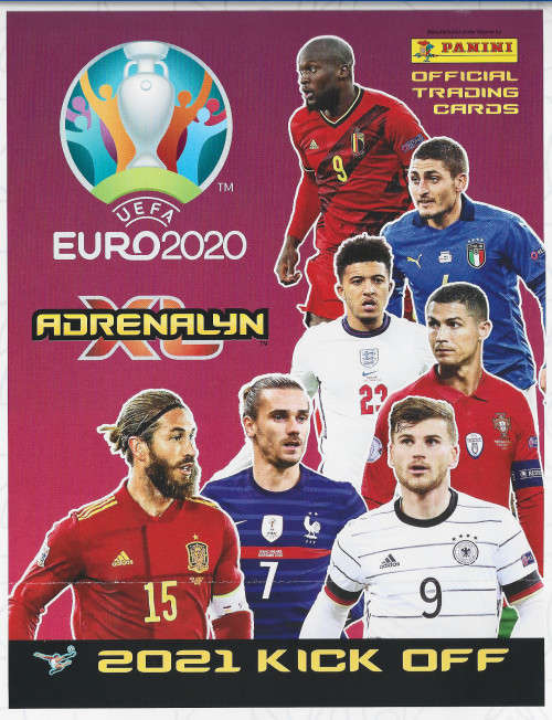 EURO 2020 - PANINI `UEFA EURO 2020` COLLECTION - LOT of 50 FOIL and BASE TRADING CARDS