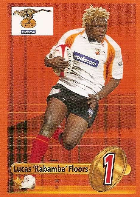 LUCAS FLOORS (Cheetah`s) - BIG BALL RUGBY COLLECTION  2009 - BASE TRADING CARD