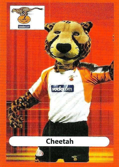 Cheetah`s - BIG BALL RUGBY COLLECTION  2009 - `MASCOT` BASE TRADING CARD