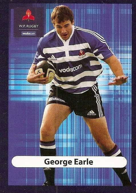 GEORGE EARLE (Stormers) - BIG BALL RUGBY COLLECTION  2009 -  BASE TRADING CARD