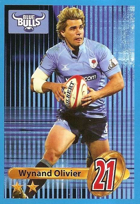 WYNAND OLIVIER (Bulls) - BIG BALL RUGBY COLLECTION  2009 -  BASE TRADING CARD