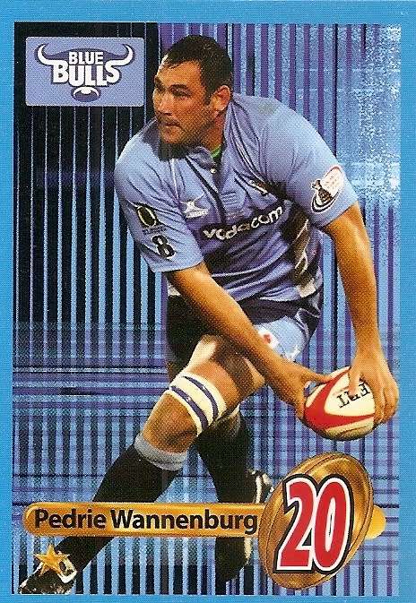 PEDRIE WANNENBURG (Bulls) - BIG BALL RUGBY COLLECTION  2009 -  BASE TRADING CARD