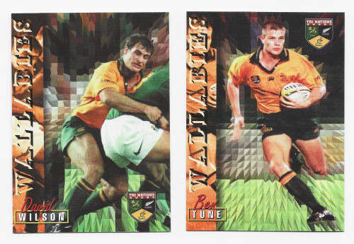 AUSTRALIA - PANINI RUGBY CARD COLLECTION 1997 - Complete Set of 29 Trading Cards - 4 Signed card