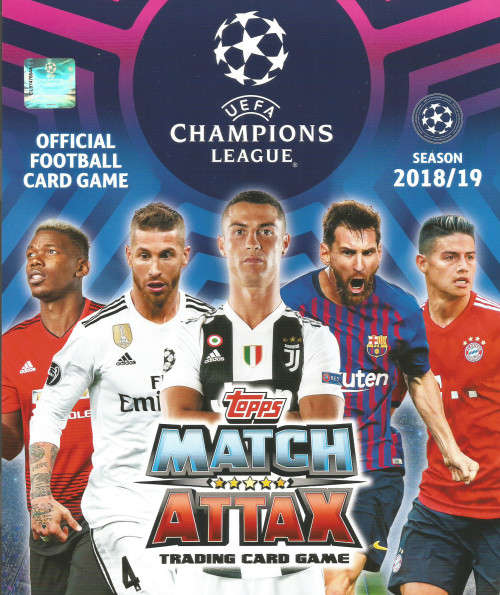 TOPPS CHAMPIONS LEAGUE  2018/19 COLLECTION - LOT of 50 `BASE` TRADING CARDS