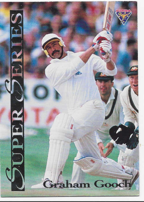 GRAHAM GOOCH - FUTERA 1994 CRICKET `SUPER SERIES`  COLLECTION - FOIL `INSERT` TRADING CARD SS25