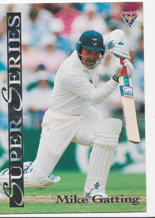 MIKE GATTING - FUTERA 1994 CRICKET `SUPER SERIES`  COLLECTION - FOIL `INSERT` TRADING CARD SS27