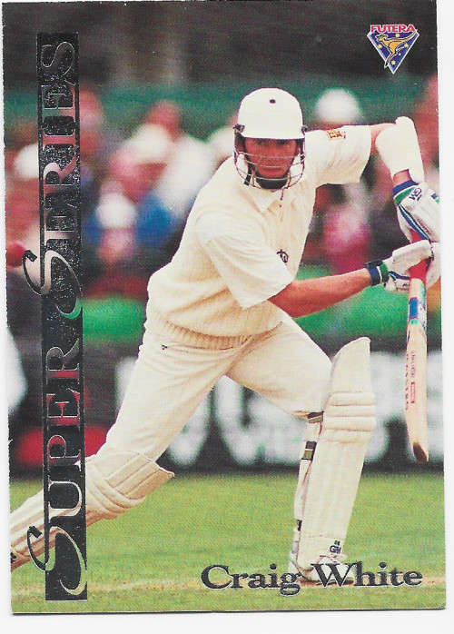 CRAIG WHITE - FUTERA 1994 CRICKET `SUPER SERIES`  COLLECTION - FOIL `INSERT` TRADING CARD SS30