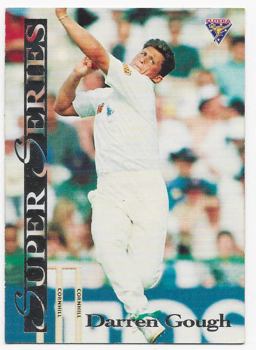 DARREN GOUCH - FUTERA 1994 CRICKET `SUPER SERIES`COLLECTION - FOIL `INSERT` TRADING CARD SS33