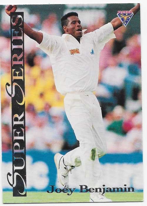 JOEY BENJAMIN - FUTERA 1994 CRICKET `SUPER SERIES`COLLECTION - FOIL `INSERT` TRADING CARD SS36