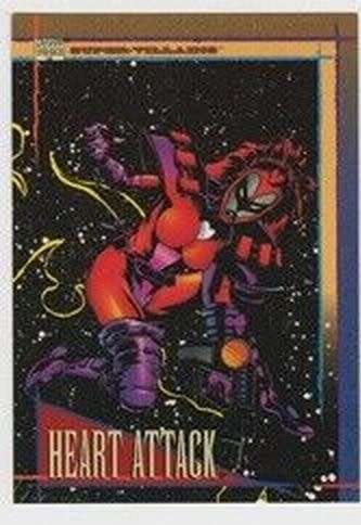 HEART ATTACK - MARVEL UNIVERSE 1993  - TRADING CARD 102