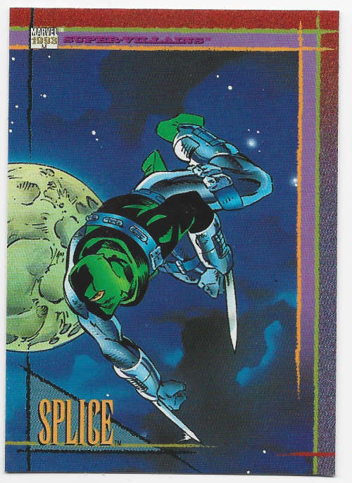 SPLICE - MARVEL UNIVERSE 1993 -  TRADING CARD 66