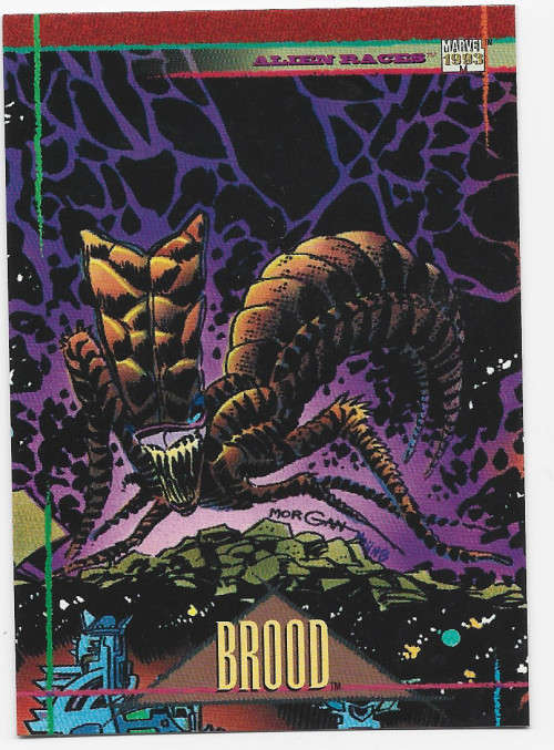 BROOD - MARVEL UNIVERSE 1993 -  TRADING CARD 119