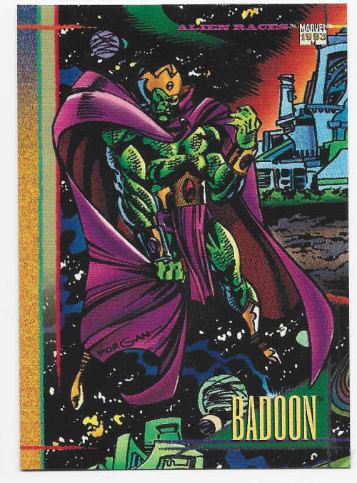 BADOON - MARVEL UNIVERSE 1993 -  TRADING CARD 121