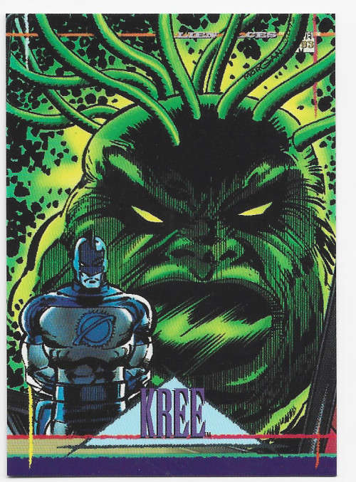 KREE - MARVEL UNIVERSE 1993 -  TRADING CARD 125