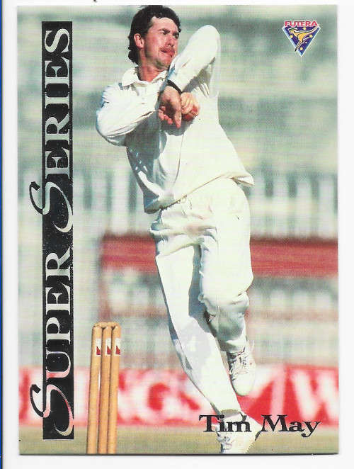 TIM MAY - FUTERA 1994 CRICKET `SUPER SERIES`COLLECTION - FOIL `INSERT` TRADING CARD SS18