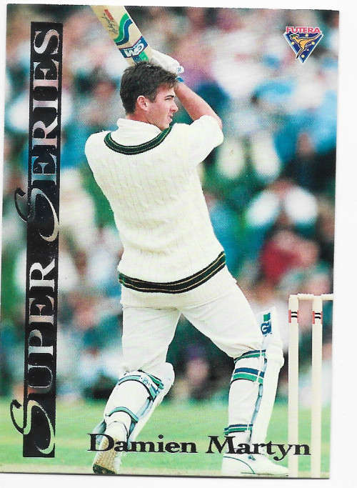 DAMIEN MARTYN - FUTERA 1994 CRICKET `SUPER SERIES`COLLECTION - FOIL `INSERT` TRADING CARD SS5