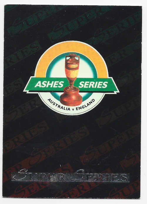ASHES SERIES - FUTERA 1994 CRICKET `SUPER SERIES`COLLECTION - FOIL `INSERT` TRADING CARD SS1