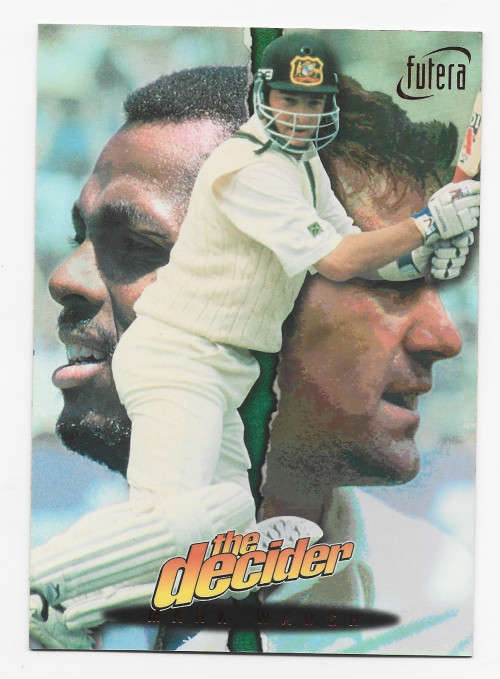 MARK WAUGH - 1996 FUTERA CRICKET `ELITE` PREMIUM - `RARE` `BOX CARD` CARD XL 4