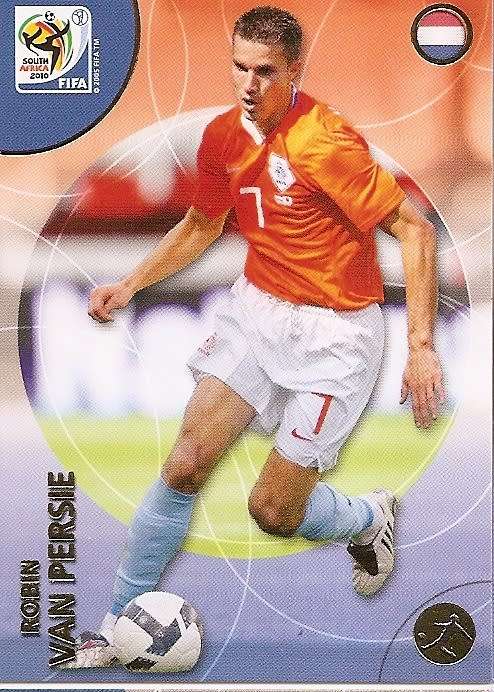 ROBIN VAN PERSIE - PANINI PREMIUM `WORLD CUP 2010` - PREMIUM `BASE` TRADING CARD 150