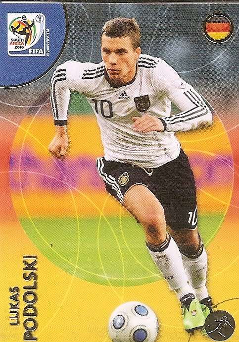 LUCAS PODOLSKI - PANINI PREMIUM `WORLD CUP 2010` - PREMIUM `BASE` TRADING CARD 80