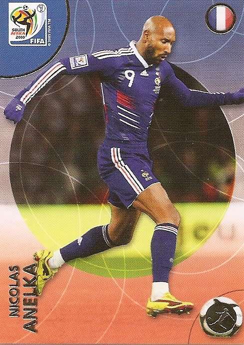 NICOLAS ANELKA - PANINI PREMIUM `WORLD CUP 2010` - PREMIUM `BASE` TRADING CARD 108