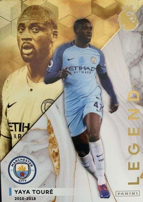 YAYA TOURE - PANINI English Premier League 2023/24 - LEGEND `LIMITED EDITION` TRADING CARD