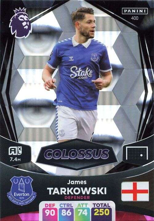 JAMES TARKOWSKI - PANINI English Premier League 2023/24 -FOIL `COLOSSUS` TRADING CARD 400