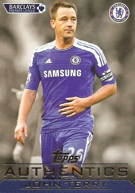 JOHN TERRY - TOPPS `AUTHENTICS` 2012 - BASE TRADING CARD