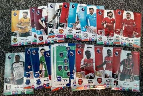 PANINI Adrenalyn English Premier League 2023/24 - BASE and LINE-UP TRADING CARDS - MOST AVAILABLE