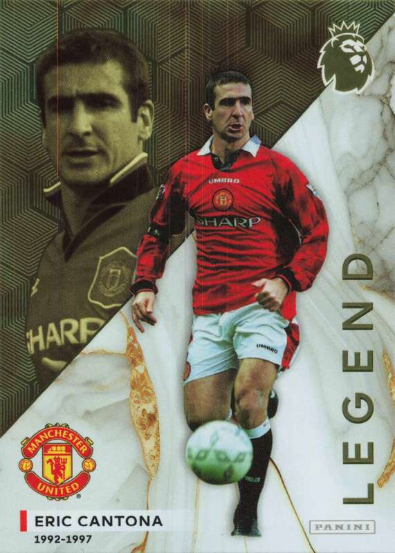ERIC CANTONA - PANINI English Premier League 2023/24 - RARE `LEGEND LIMITED EDITION` CARD