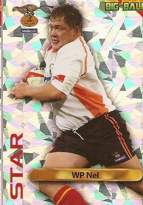 WP NEL - 2010 BIG BALL RUGBY COLLECTION -  FOIL `STAR PLAYER` TRADING CARD CH36