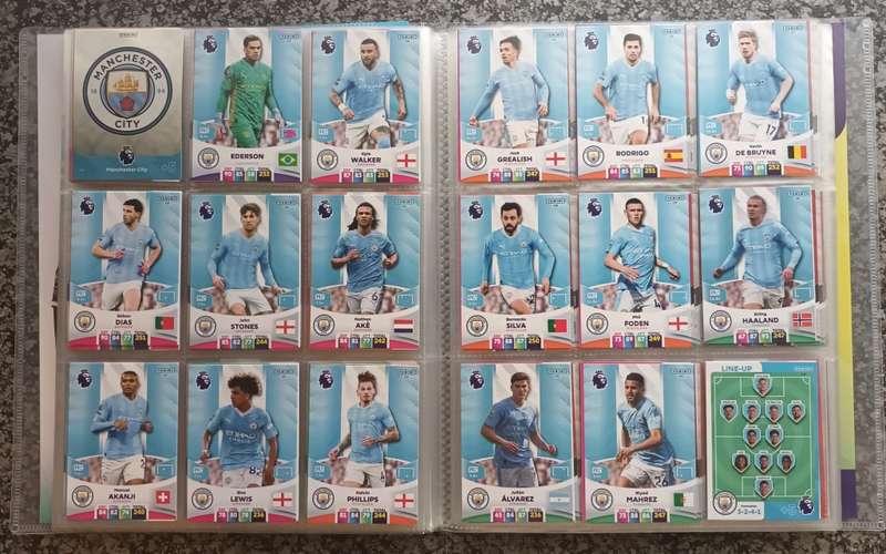 PANINI English Premier League 23/2024 -  COMPLETE 459 TRADING CARD COLLECTION - NO Golden Ballers