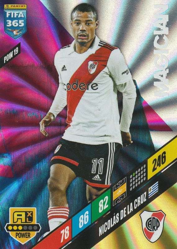 NICOLAS DE LA CRUZ - PANINI `FIFA 365 COLLECTION` 2024 - `MAGICIAN` FOIL TRADING CARD POW19