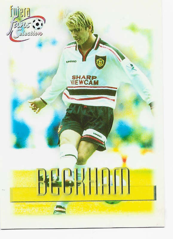 DAVID BECKHAM - FUTERA `MANCHESTER UNITED` FANS SELLECTION 1999 - BASE TRADING CARD 84