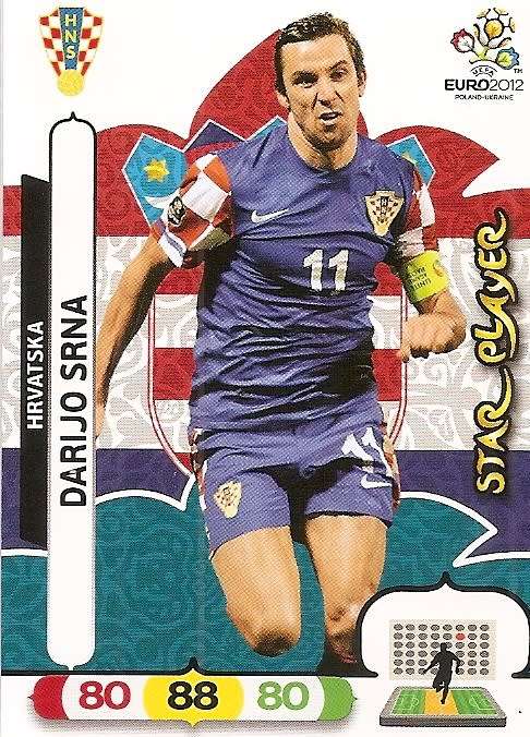 DARIJO SRNA - PANINI  `UEFA EURO 2012`  EDITION - `STAR PLAYER` TRADING CARD
