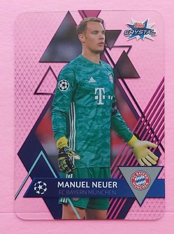 MANUEL NEUER - TOPPS `CRYSTAL` 2020 - ULTRA CLEAR `ACETATE` TRADING CARD 23