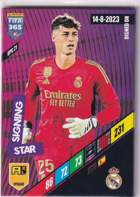 KEPA - PANINI `FIFA 365 COLLECTION` 2024 UPDATE - `STAR SIGNING` FOIL TRADING CARD UPG21