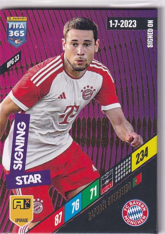 RAPHAEL GUERRERO - PANINI `FIFA 365 COLLECTION` 2024 UPDATE - `STAR SIGNING` FOIL TRADING CARD UPG33