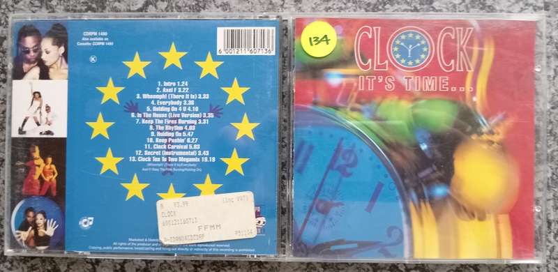 CLOCK ITS TIME `DANCE HITS` 1995 - CLUB MUSIC CD - CD in GOOD CONDITION