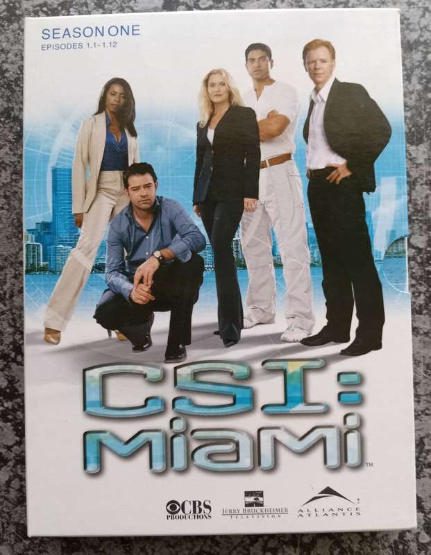 CSI MIAMI  - TV SERIES -  COMPLETE PART 1 SEASON  1 - Part 1 Episodes 1 to 12 - GOOD CONDITION