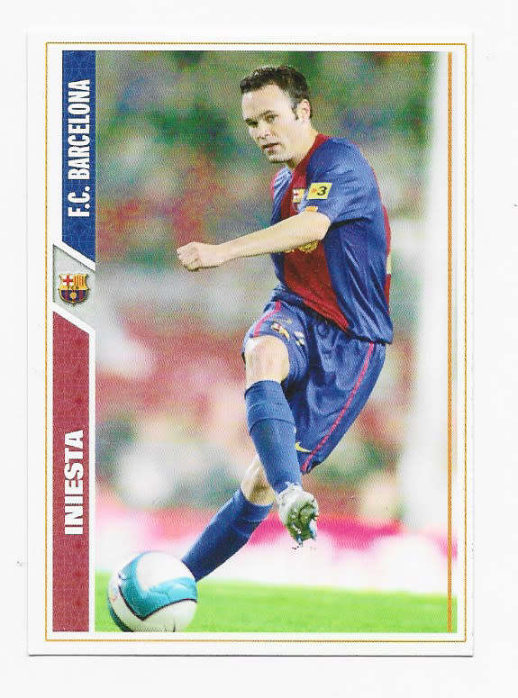 ANDRES INIESTA - MC `LA LIGA SANTANDER` 2006/07 - BASE TRADING CARD