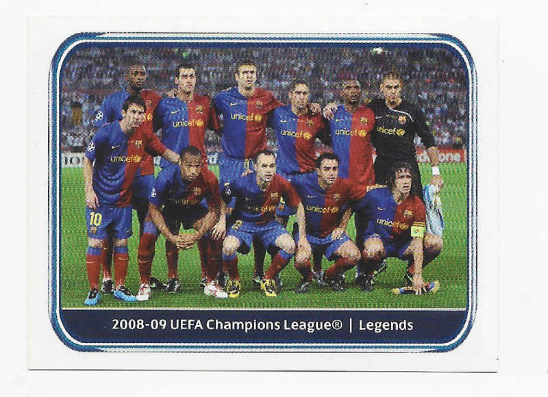 LIONEL MESSI (Barcelona) - PANINI `CHAMPIONS LEAGUE` 2012 STICKER COLLECTION - TEAM STICKER 552